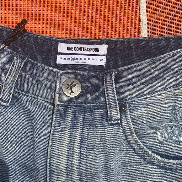 One teaspoon high waist denim shorts